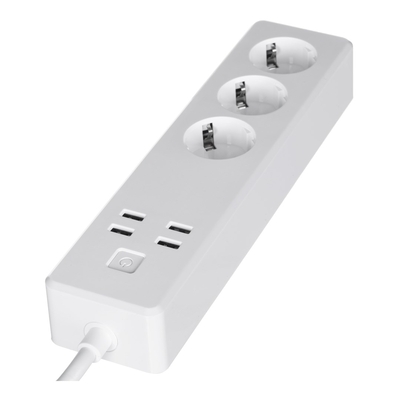 Product Πολύπριζο Woox R4028 Smart 3 AC outlet(s) Type F 1.8 m White 3680W 4 base image