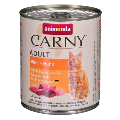 Product Υγρή Τροφή Γάτας Animonda Carny Adult Beef with chicken 800 g base image