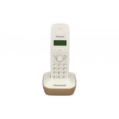 Product Ασύρματο Τηλέφωνο Panasonic KX-TG 1611PDJ cordless phone Beige base image