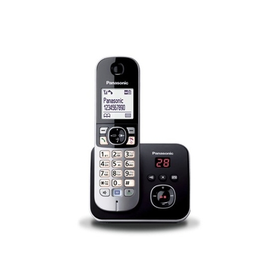 Product Ασύρματο Τηλέφωνο Panasonic KX-TG6821 DECT Black,Silver Caller ID base image