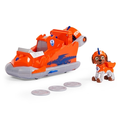 Product Μινιατούρα PAW Patrol Rescue Knights Zuma Transforming Toy Car with Collectible Action Figure base image