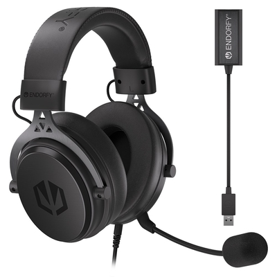 Product Headset Endorfy VIRO Plus USB Wired Music/Everyday Black base image