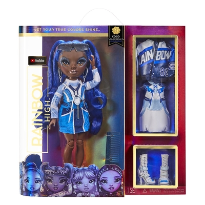 Product Κούκλα MGA Rainbow High CORE Fashion Doll- Coco Vanderbalt (Cobalt) base image