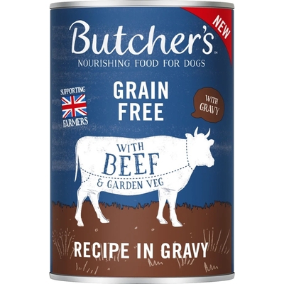Product Υγρή Τροφή Σκύλων Butcher's Original Recipe in gravy Beef 400 g base image