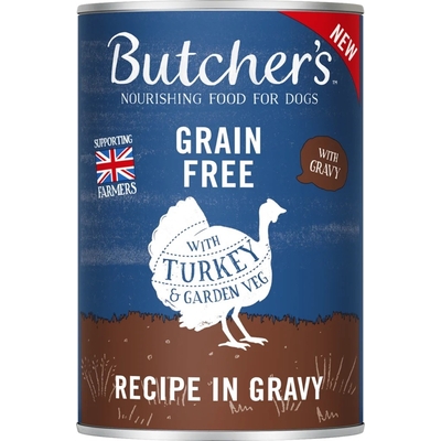 Product Υγρή Τροφή Σκύλων Butcher's Original Recipe in gravy Turkey 400 g base image