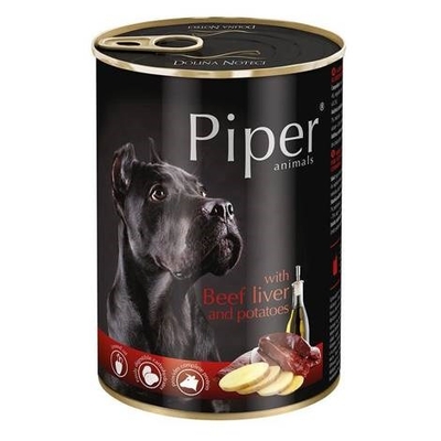 Product Υγρή Τροφή Σκύλων Dolina Noteci Piper Animals with beef liver and potatoes 400 g base image