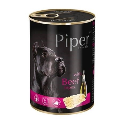 Product Υγρή Τροφή Σκύλων Dolina Noteci Piper Animals with beef tripes 400 g base image