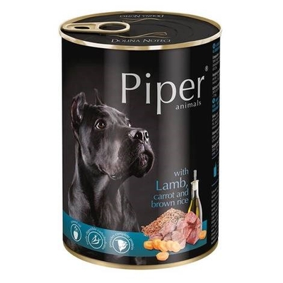 Product Υγρή Τροφή Σκύλων Dolina Noteci Piper Animals with lamb, carrot and brown rice 400 g base image
