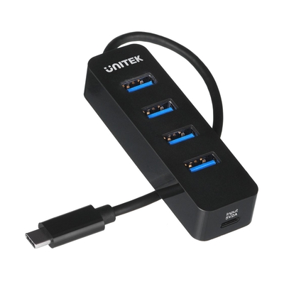 Product USB Hub Unitek USB-C 4XUSB-A 3.1, ACTIVE, 10 WATT,H1117B base image