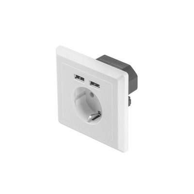 Product Πρίζα Ρεύματος Lanberg AC-WS01-USB2-F socket/socket set base image