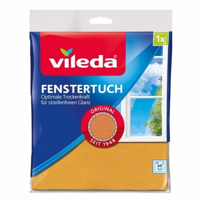 Product Πανάκια Καθαρισμού Vileda Window Cloth 162401 Microfibre Orange 1 pc(s) base image