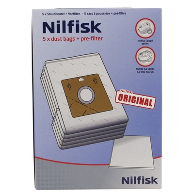 Product Σακούλες Σκούπας Nilfisk DUST BAG SYNTH ONE,GO AND COUPE base image