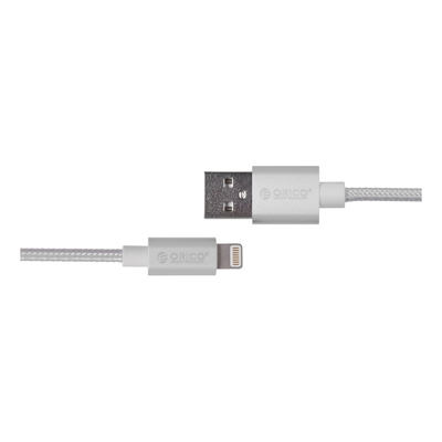 Product Καλώδιo USB Orico USB-A - LIGHTNING BRAIDED, GRAY 2.4A base image