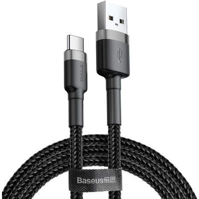 Product Καλώδιo USB Baseus Cafule 0.5 m 2.0 A USB-C Black base image