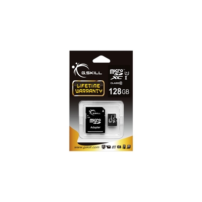 Product Κάρτα Μνήμης MicroSDXC 128GB G.Skill FF-TSDXC128GA-U1 Class 10 UHS-I base image