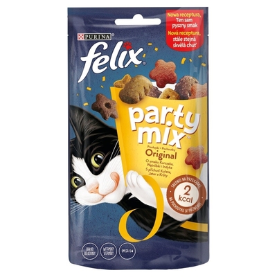 Product Ξηρά Τροφή Γάτας Felix Party Mix Original 60 g base image