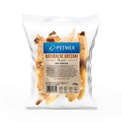 Product Σνακ Σκύλων PETMEX dog chew Rabbit ear - 100g base image