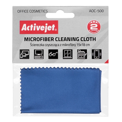 Product Μαντηλάκια Καθαρισμού Γραφείου Activejet AOC-500 Microfiber 15x18cm base image