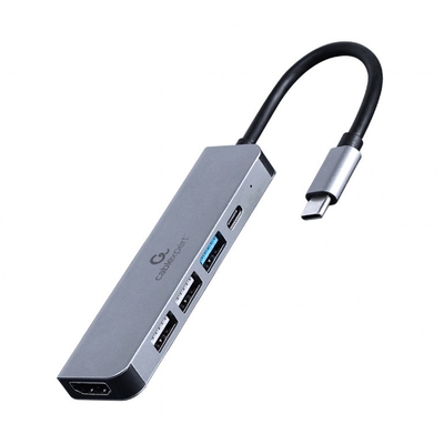 Product Docking Station Gembird A-CM-COMBO5-03 Type-C 5-in-1 (Hub + HDMI + PD) base image