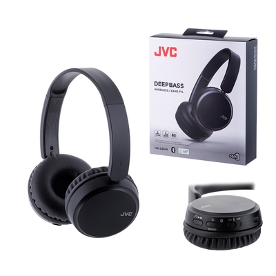 Product Headphones JVC HA-S36W Head-band Calls/Music Black base image