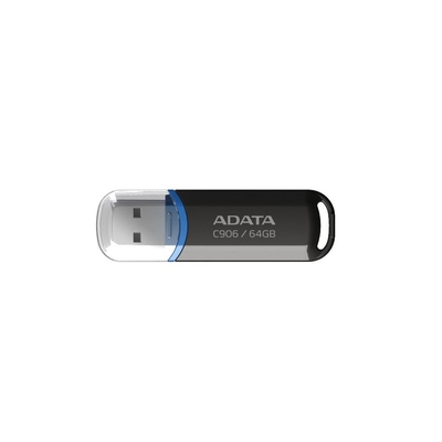 Product USB Flash 64GB Adata C906 Type-A 2.0 Black base image