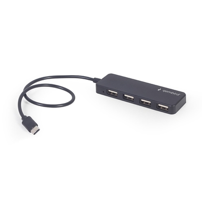 Product USB Hub Gembird UHB-CM-U2P4-01 4-port Type-C hub, black base image
