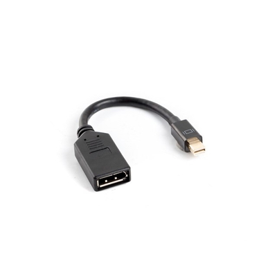 Product Αντάπτορας DisplayPort Lanberg AD-0003-BK 0.12 m Mini DisplayPort Black base image