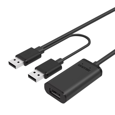 Product Καλώδιo USB Unitek Y-278 10 m USB 2.0 2 x USB A USB A Black base image