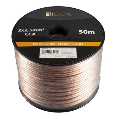 Product Καλώδιο Ηχείου Libox 2x2,50mm LB0009-50 50 m Transparent base image