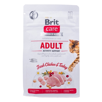 Product Ξηρά Τροφή Γάτας Brit Care Grain Free Activity Support Adult - 400 g base image