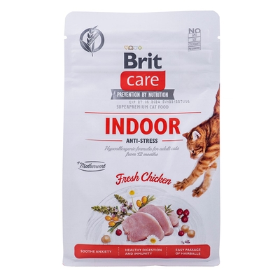 Product Ξηρά Τροφή Γάτας Brit Care Grain-Free Adult Indoor Anti-Stress - 400 g base image