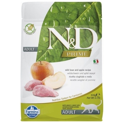 Product Ξηρά Τροφή Γάτας Farmina N&D Prime Boar and Apple Adult - 300 g base image