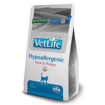 Product Ξηρά Τροφή Γάτας Farmina VET LIFE NAT HYPO PORK POTATO Adult 1,5kg base image
