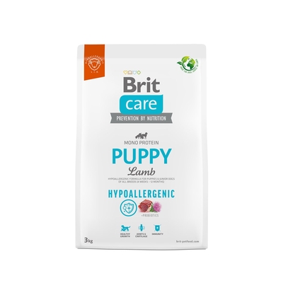 Product Ξηρά Τροφή Σκύλων Brit Care Hypoallergenic Puppy Lamb 3 kg base image