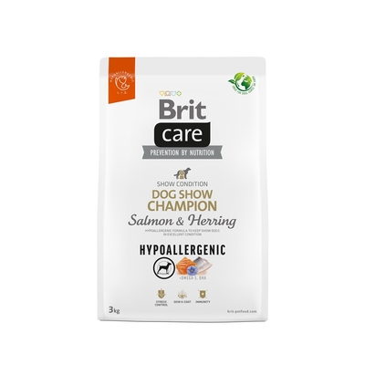 Product Ξηρά Τροφή Σκύλων Brit Care Hypoallergenic Show Champion Salmon & Herring 3 kg base image