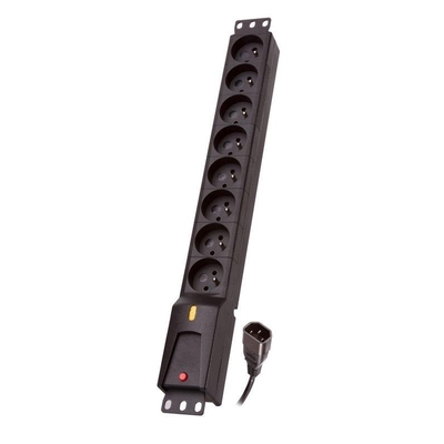 Product Πολύπριζο Ασφαλείας Lestar LZRM 810 BW G-A K.:CZ 3M IEC320 (UPS) base image