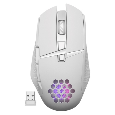 Product Ποντίκι Ασύρματο Defender GM-514 GLORY OPTIC RF RGB 3200dpi 7P WHITE base image