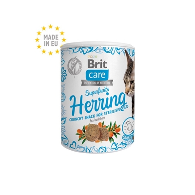 Product Σνακ Γάτας Brit Care Superfruits Herring 100 g base image