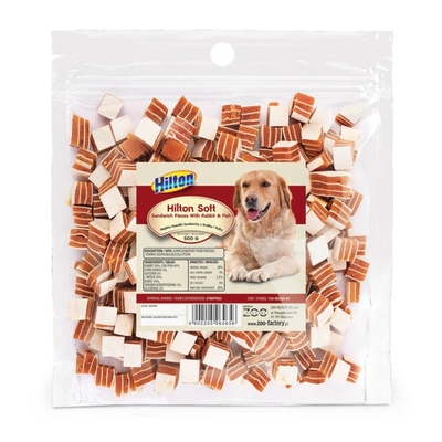 Product Σνακ Σκύλων Hilton Sandwich pieces with rabbit and fish 500 g base image