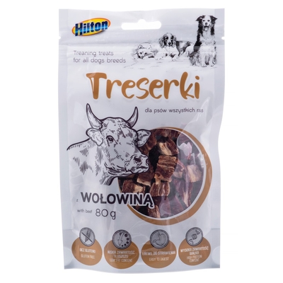 Product Σνακ Σκύλων Hilton Treaning treats Beef 80g base image