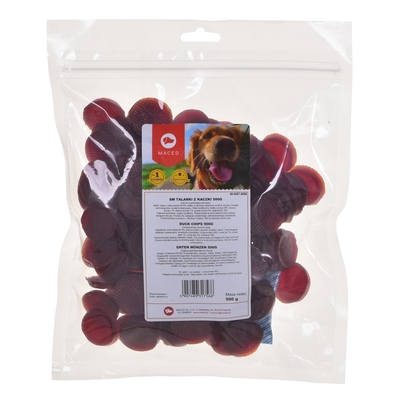Product Σνακ Σκύλων Maced Duck chips 500g base image