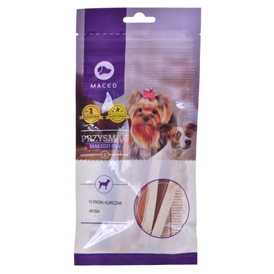 Product Σνακ Σκύλων Maced Meat Strips with Chicken and Fish 60 g base image