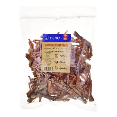 Product Σνακ Σκύλων PETMEX dog chew Chicken paw - 1 kg base image