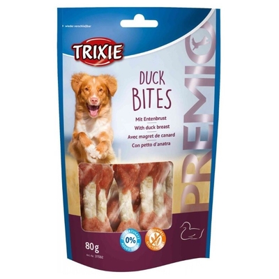 Product Σνακ Σκύλων Trixie Snacki Premio Duck Bites 80g base image