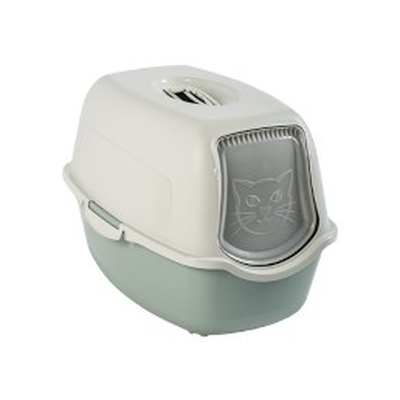 Product Τουαλέτα Γάτας Rotho Bailey Hooded Green, White base image