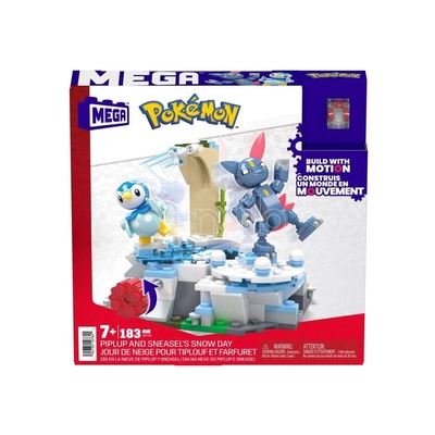 Product Τουβλάκια Mattel Mega Pokemon Snow Day Piplupa Hkt20 Pud6 base image
