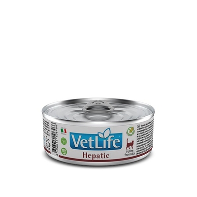 Product Υγρή Τροφή Γάτας Farmina VET LIFE NATURAL DIET CAT HEPATIC 85g base image