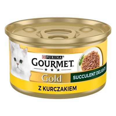 Product Υγρή Τροφή Γάτας Purina Gourmet Gold Succulent Delights Chicken 85g base image
