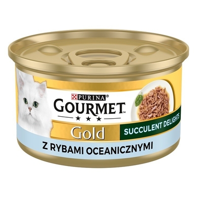 Product Υγρή Τροφή Γάτας Purina Gourmet Gold Succulent Delights Ocean fish 85g base image