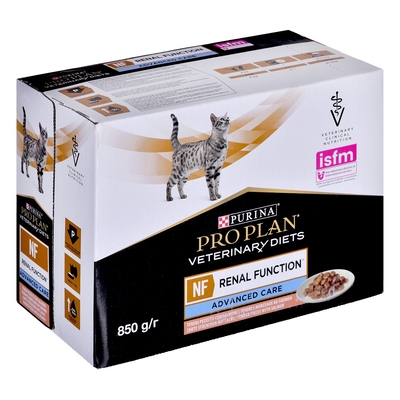 Product Υγρή Τροφή Γάτας Purina NF Renal Function Feline Salmon 10x85g base image